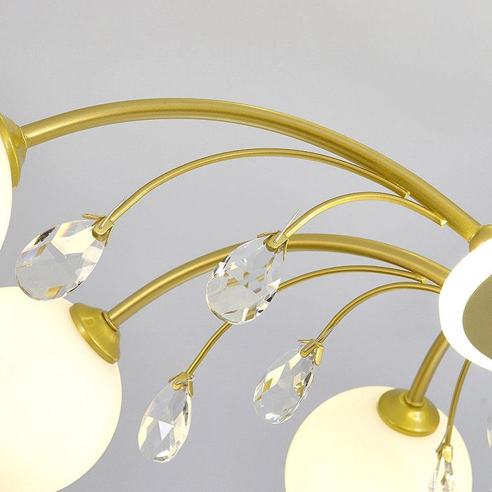 Glamorous Glass Raindrop Chandeliers-DWHOME