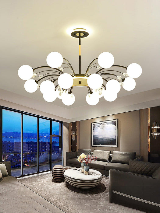 Glamorous Glass Raindrop Chandeliers-DWHOME