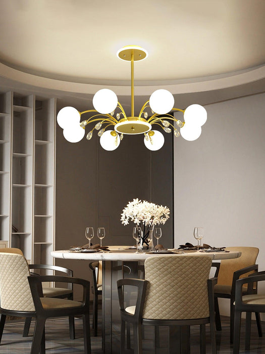 Glamorous Glass Raindrop Chandeliers-DWHOME