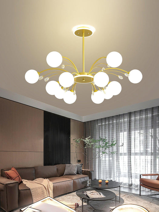 Glamorous Glass Raindrop Chandeliers-DWHOME