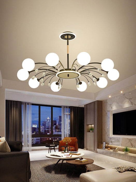 Glamorous Glass Raindrop Chandeliers-DWHOME