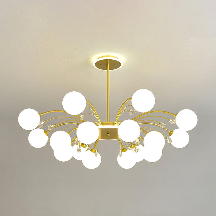 Glamorous Glass Raindrop Chandeliers-DWHOME