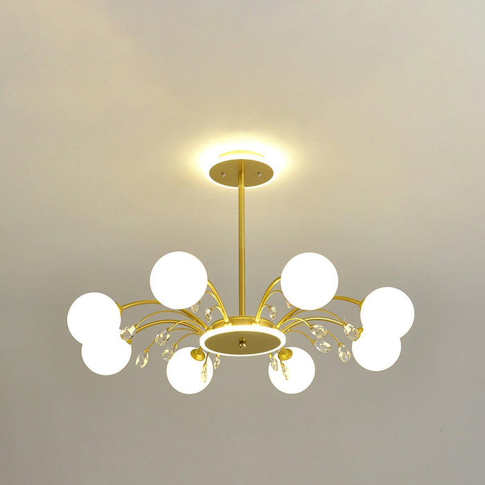 Glamorous Glass Raindrop Chandeliers-DWHOME