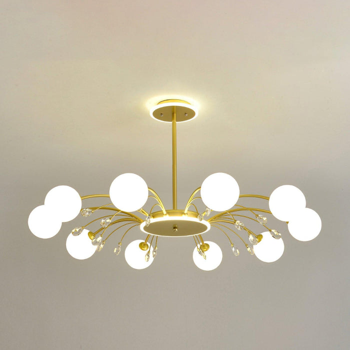 Glamorous Glass Raindrop Chandeliers-DWHOME