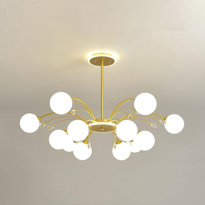 Glamorous Glass Raindrop Chandeliers-DWHOME