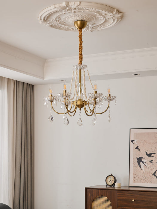 Glamour Pearl Chandelier-DWHOME