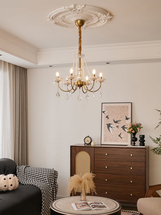 Glamour Pearl Chandelier-DWHOME