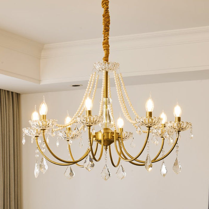Glamour Pearl Chandelier-DWHOME