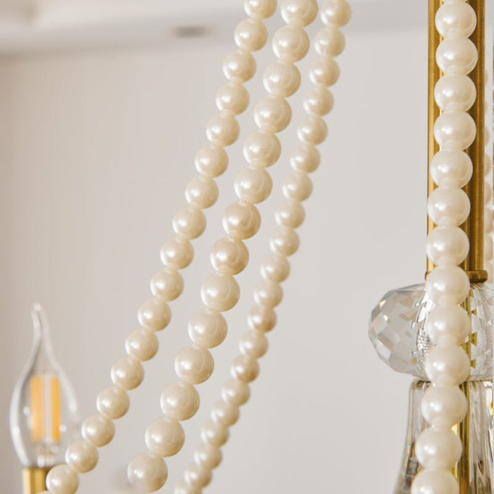 Glamour Pearl Chandelier-DWHOME