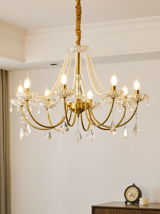 Glamour Pearl Chandelier-DWHOME