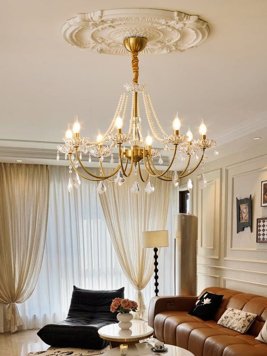 Glamour Pearl Chandelier-DWHOME
