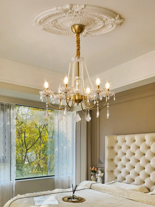Glamour Pearl Chandelier-DWHOME
