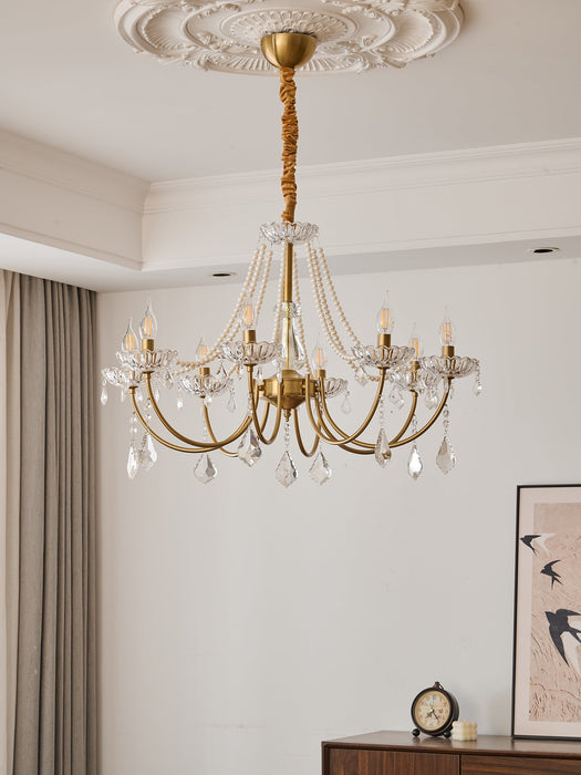Glamour Pearl Chandelier-DWHOME