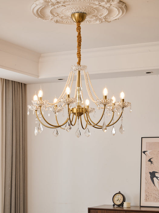 Glamour Pearl Chandelier-DWHOME