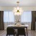Glass Bubble Ceiling Light Amber&Blue&White - DWHOME