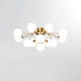 Glass Balls Cluster Ceiling Lamp-DWHOME