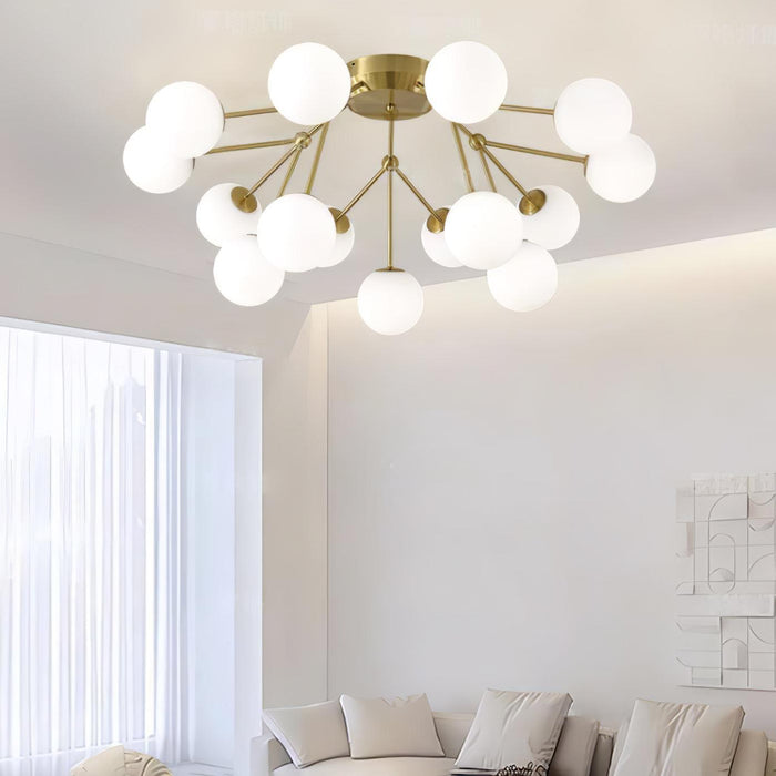 Glass Balls Cluster Ceiling Lamp-DWHOME