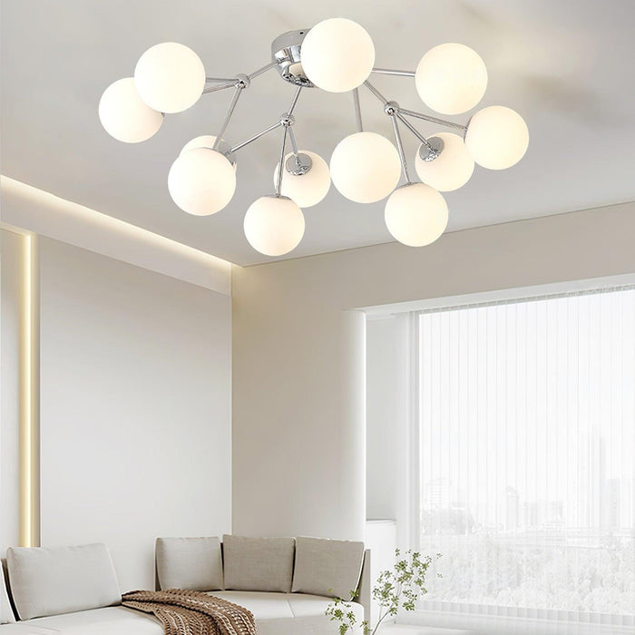Glass Balls Cluster Ceiling Lamp-DWHOME