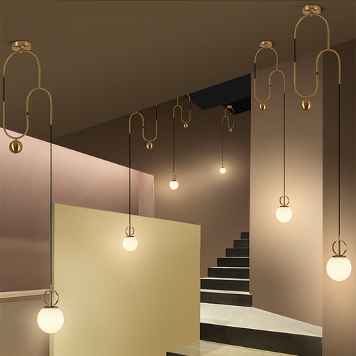 Glass Ball Pendant Lamp-DWHOME