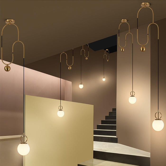 Glass Ball Pendant Lamp-DWHOME