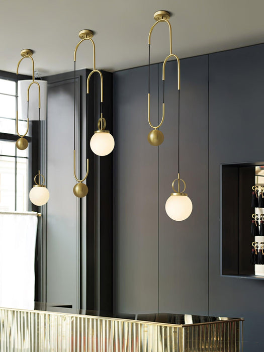 Glass Ball Pendant Lamp-DWHOME