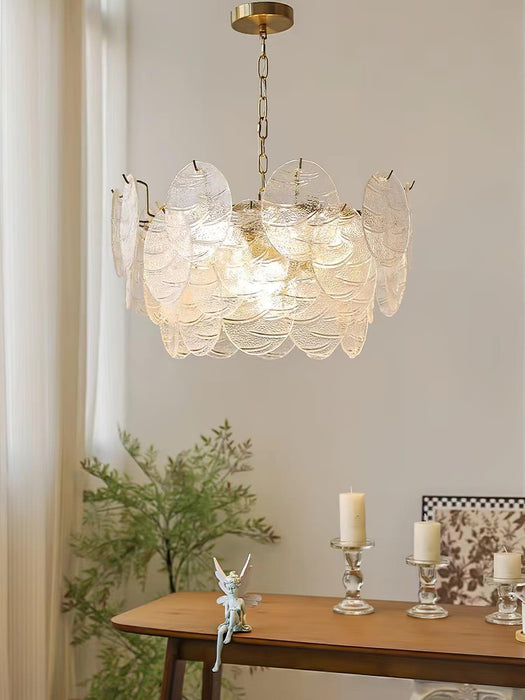 Glass Disc Chandelier - DWHOME