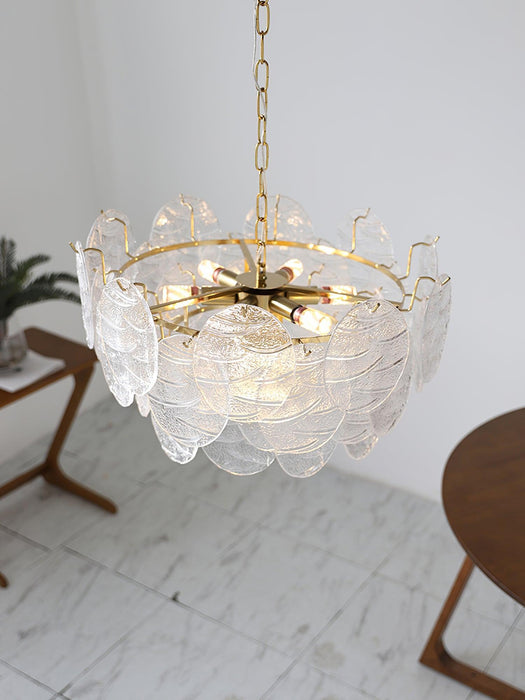 Glass Disc Chandelier - DWHOME