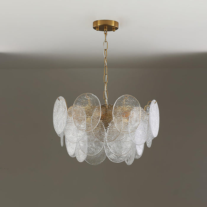 Glass Disc Chandelier - DWHOME