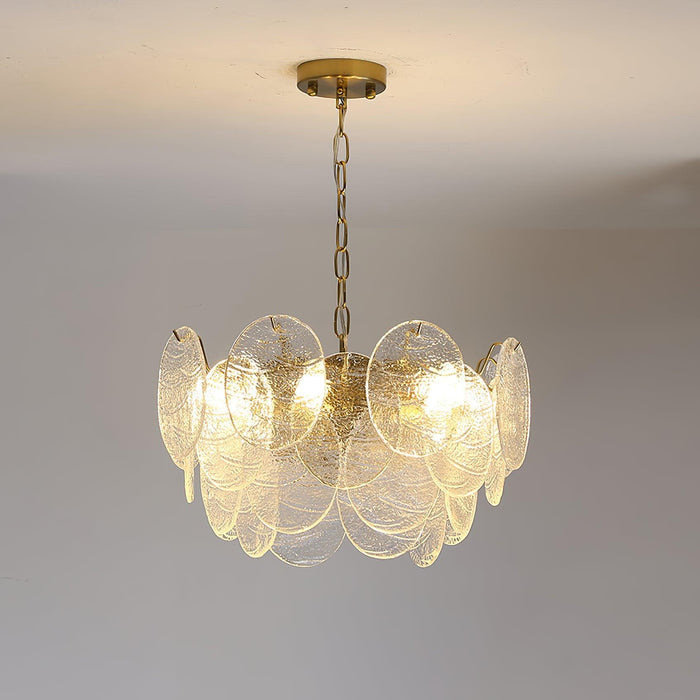 Glass Disc Chandelier - DWHOME