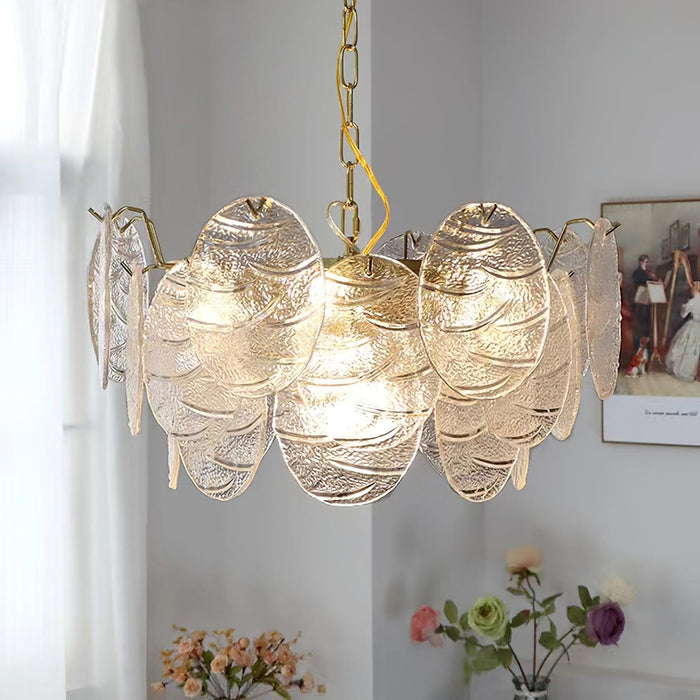 Glass Disc Chandelier - DWHOME