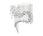 Glass Feathers Flying Chandelier-DWHOME