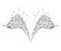 Glass Feathers Flying Chandelier-DWHOME
