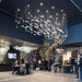 Glass Feathers Flying Chandelier-DWHOME