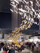 Glass Feathers Flying Chandelier-DWHOME