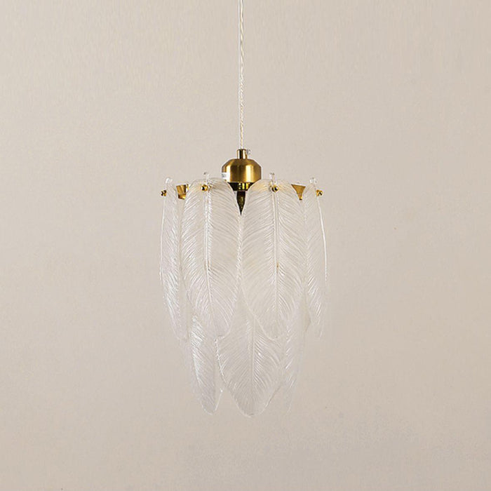 Glass Feather Pendant Light - DWHOME