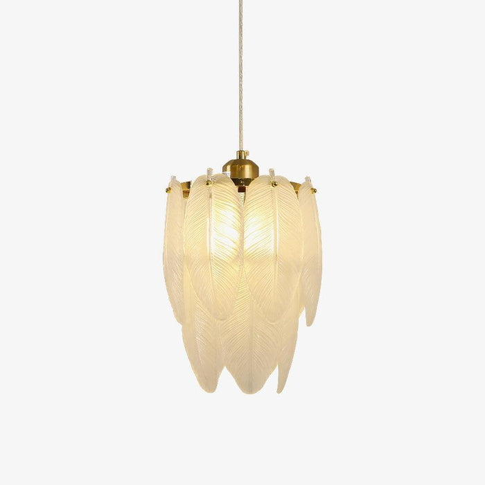 Glass Feather Pendant Light - DWHOME