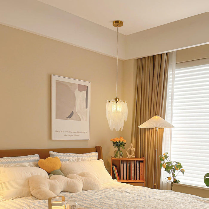 Glass Feather Pendant Light - DWHOME