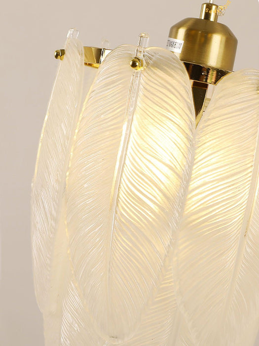 Glass Feather Pendant Light - DWHOME