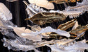 Glass Feathers Flying Chandelier-DWHOME