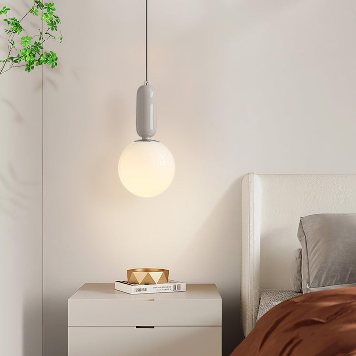 Glass Globe Ball Pendant Light-DWHOME
