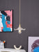Glass Hibiscus Flower Swag Light-DWHOME