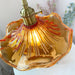 Glass Hibiscus Flower Pendant Light-DWHOME