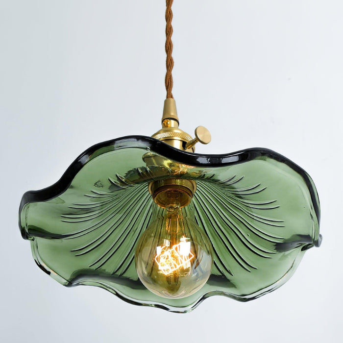 Glass Hibiscus Flower Swag Light-DWHOME