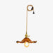 Glass Hibiscus Flower Swag Light-DWHOME