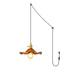 Glass Hibiscus Flower Swag Light-DWHOME