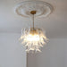 Glass Leaf Cascade Chandelier-DWHOME