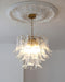 Glass Leaf Cascade Chandelier-DWHOME