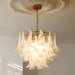 Glass Leaf Cascade Chandelier-DWHOME