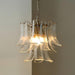 Glass Leaf Cascade Chandelier-DWHOME