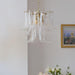 Glass Leaf Cascade Chandelier-DWHOME